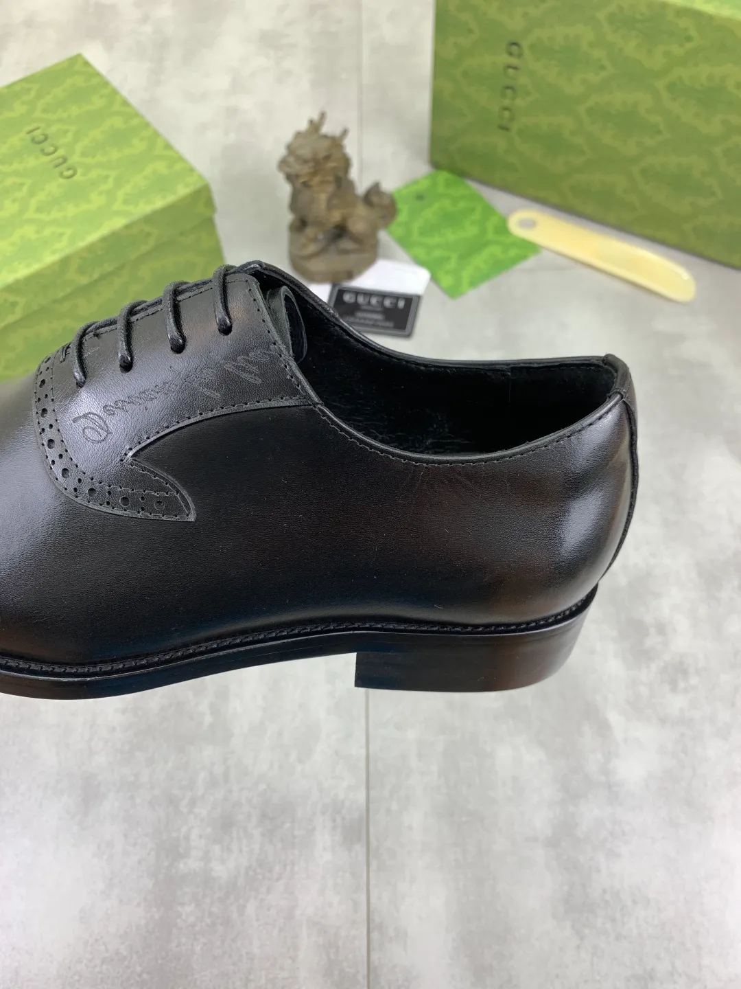 Men's Men's Shoes 💰P560 [New Style] 💰💎💎💎 [Gucci] GUCCI high-end men's formal business leather shoes, original order 1:1! Original imported high-end calfskin, original metal buckle, imported first-layer pigskin lining for feet, original high-end outsole, men's shoe size: 38-44